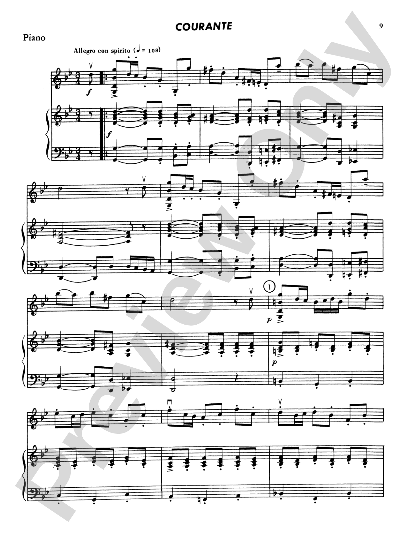 Highland/Etling Violin Quartet Series: Set 5: Piano Accompaniment