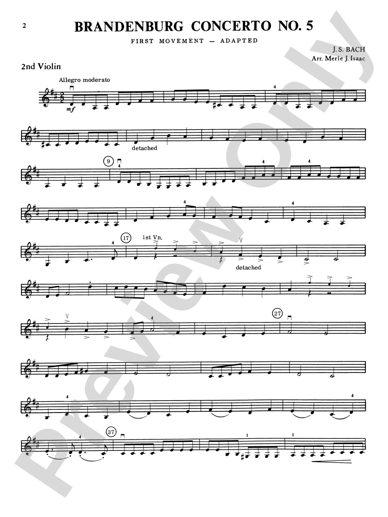 Highland/Etling Violin Quartet Series: Set 5: 2nd Violin