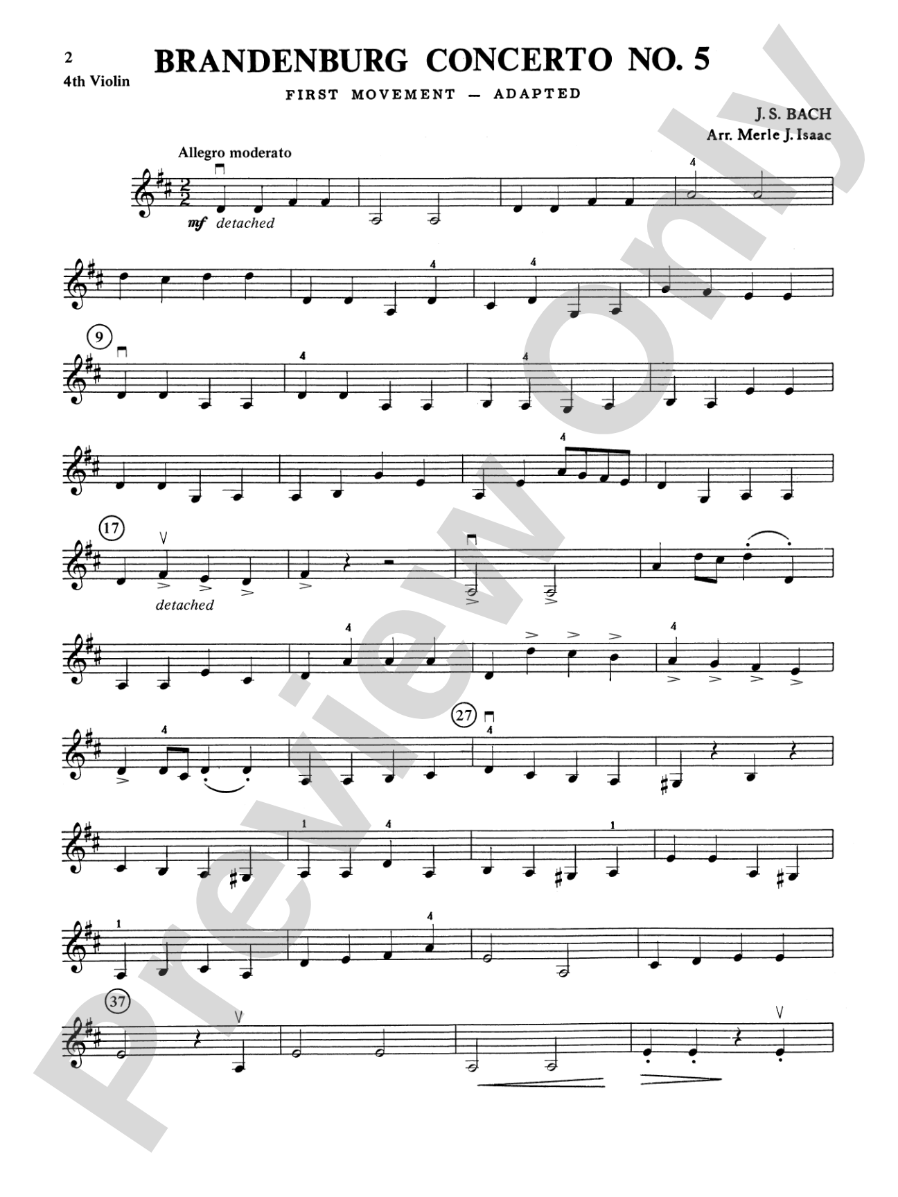 Highland/Etling Violin Quartet Series: Set 5: 4th Violin