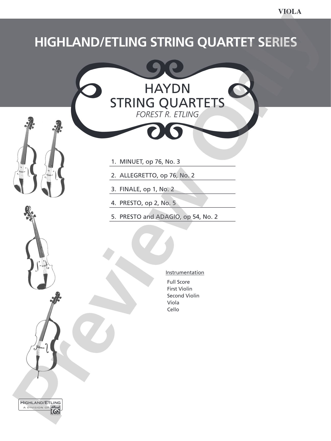 Haydn String Quartets: Viola