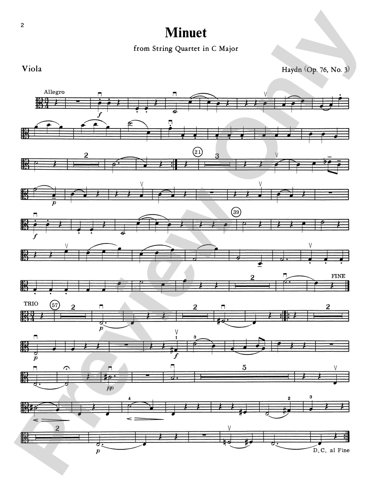 Haydn String Quartets: Viola