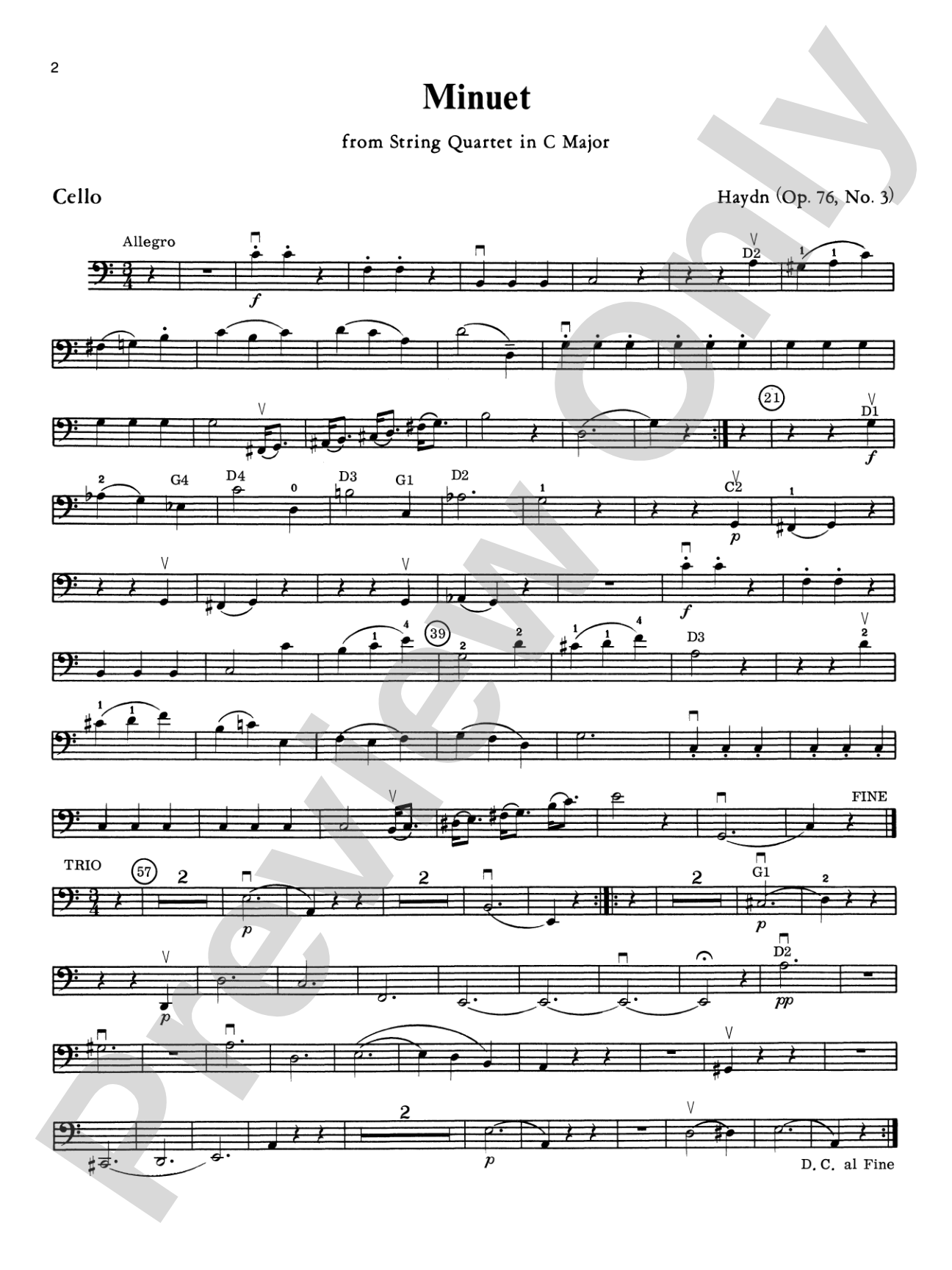 Haydn String Quartets: Cello