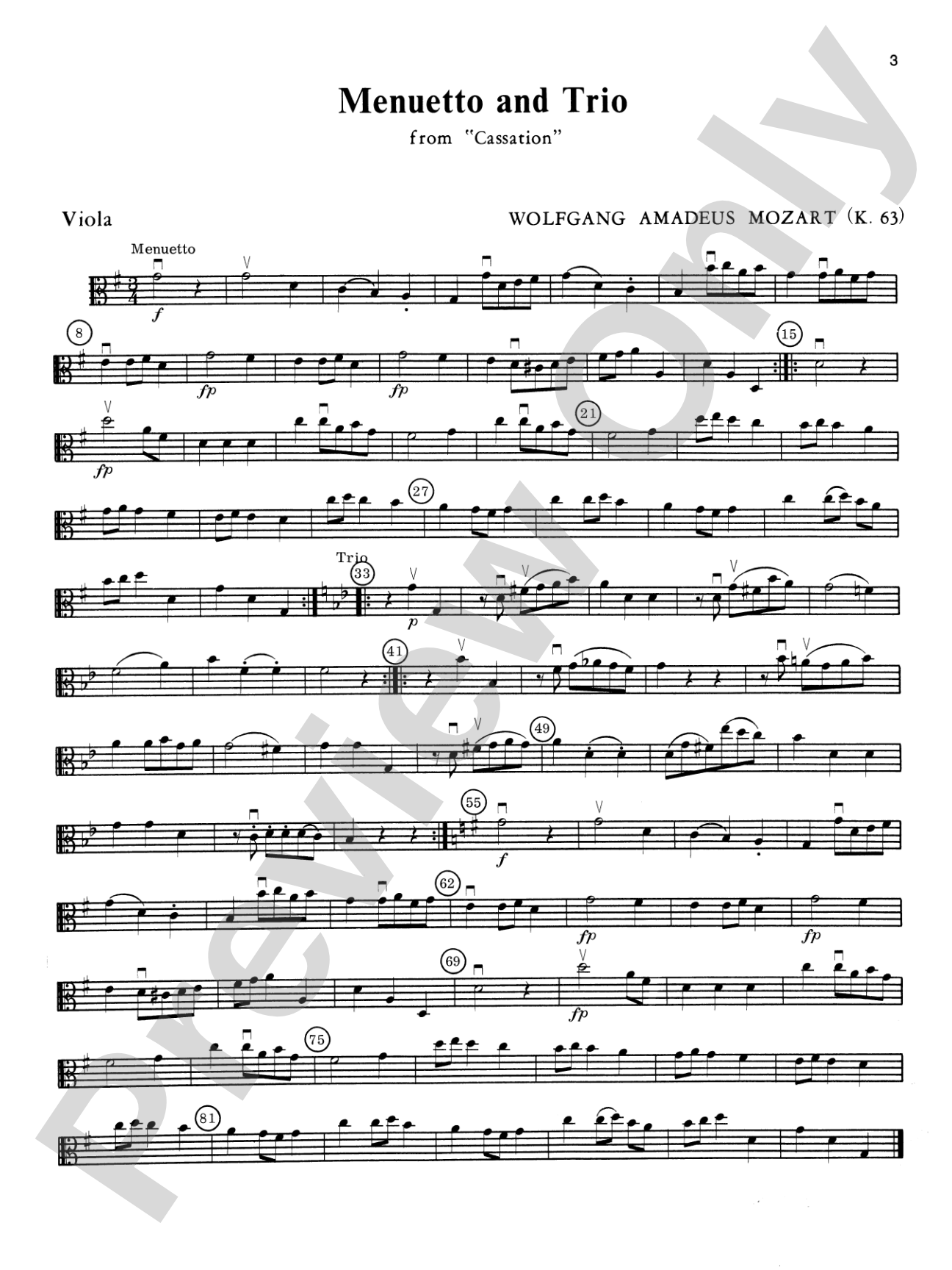 Mozart String Quartets: Viola