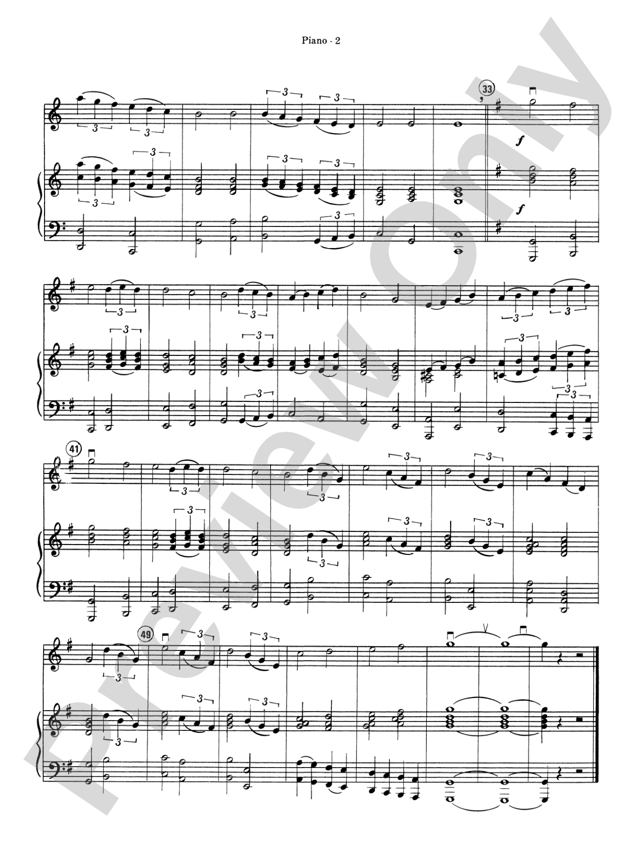 Belvedere Suite: Piano Accompaniment