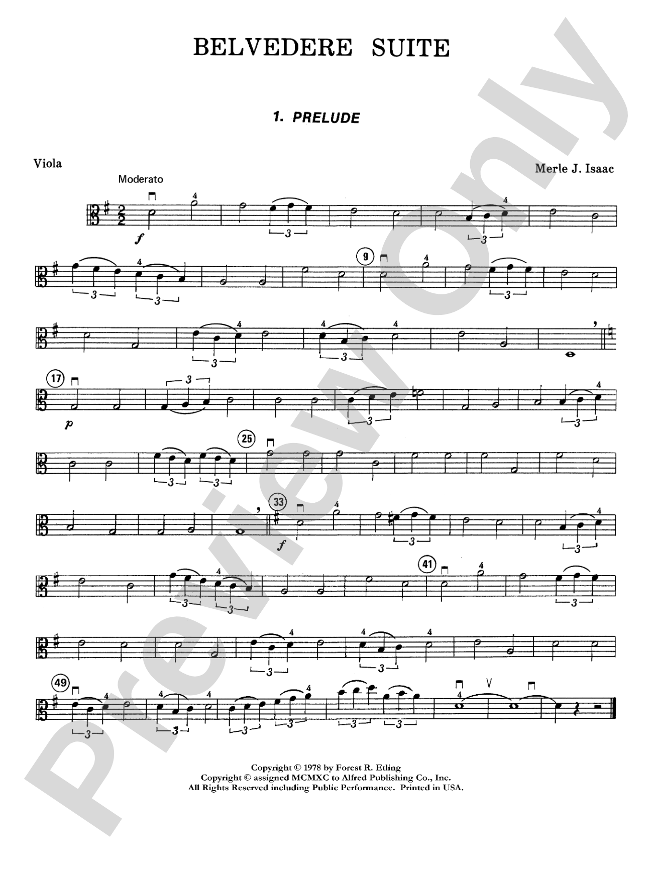 Belvedere Suite: Viola