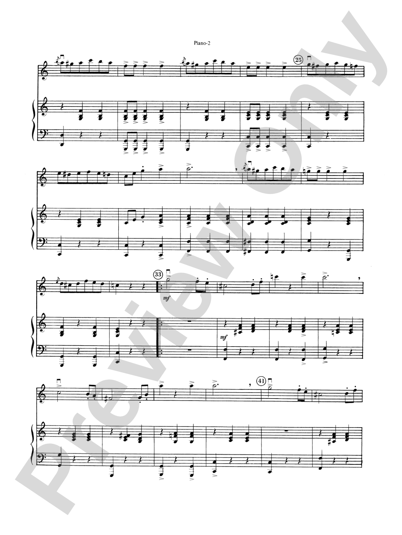 Fledermaus Waltzes: Piano Accompaniment