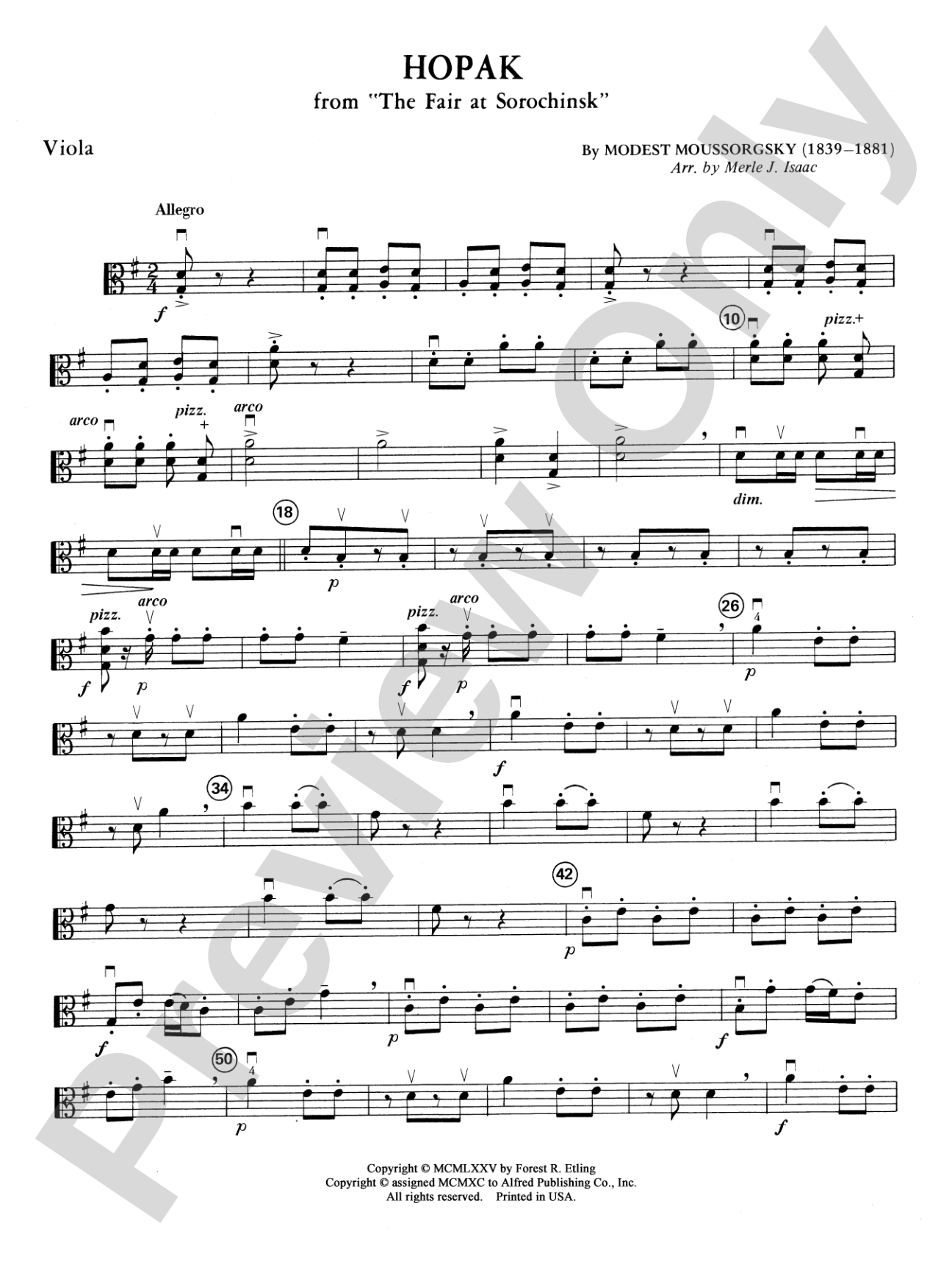 Hopak: Viola