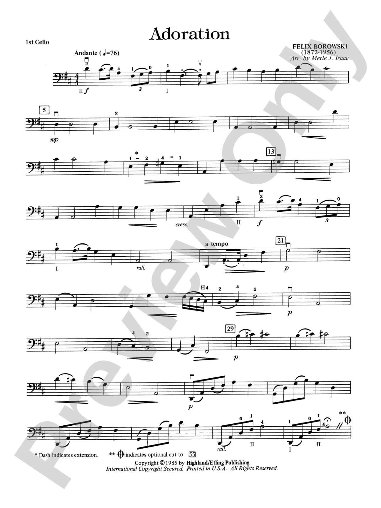 Adoration: Cello