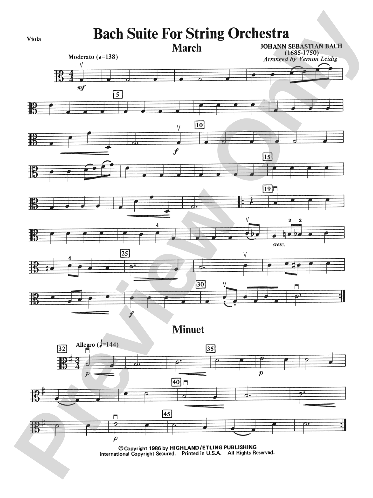 Bach Suite: Viola