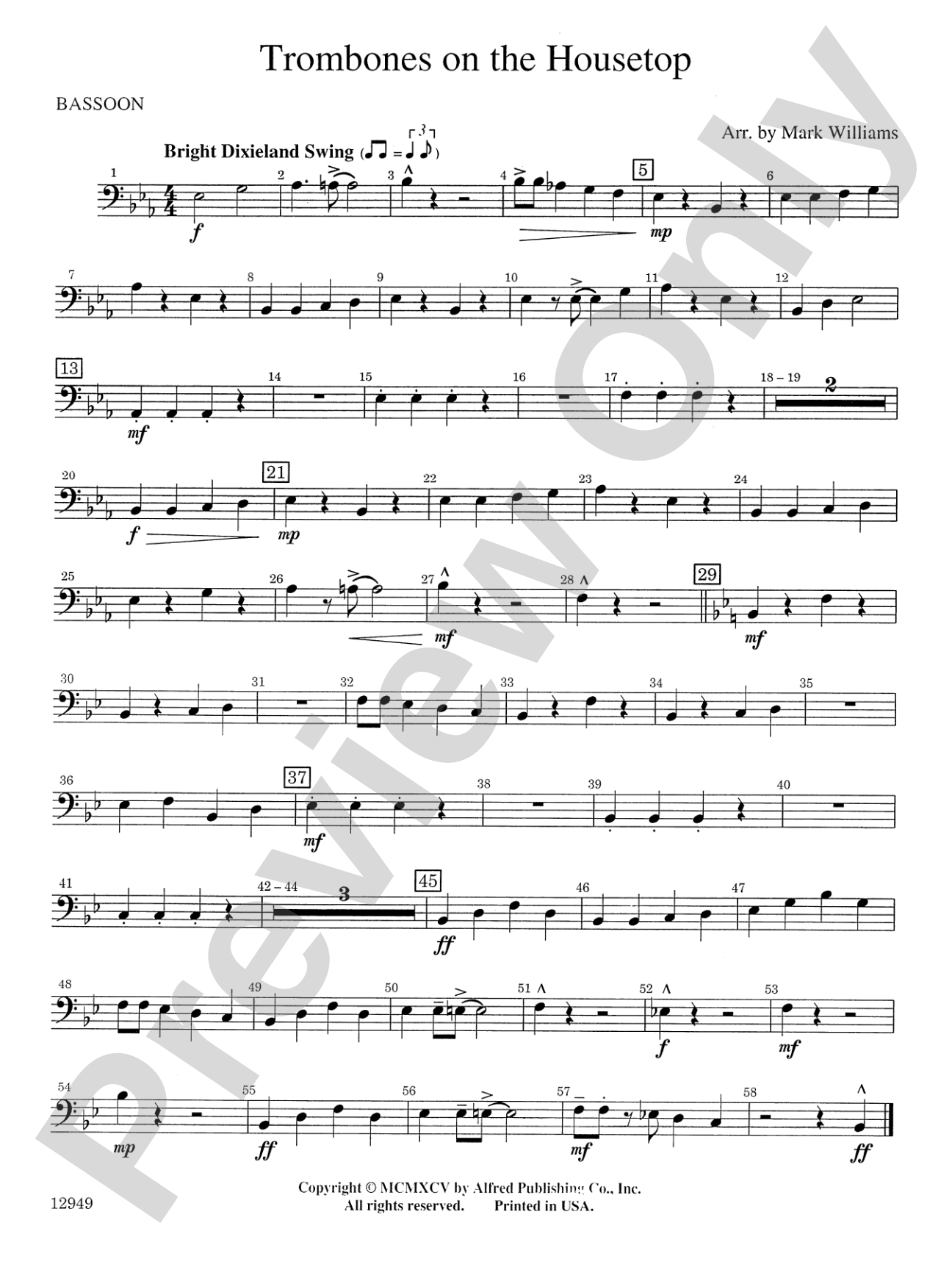 Trombones on the Housetop: Bassoon
