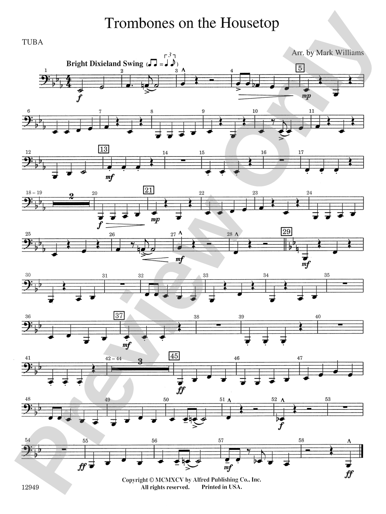 Trombones on the Housetop: Tuba