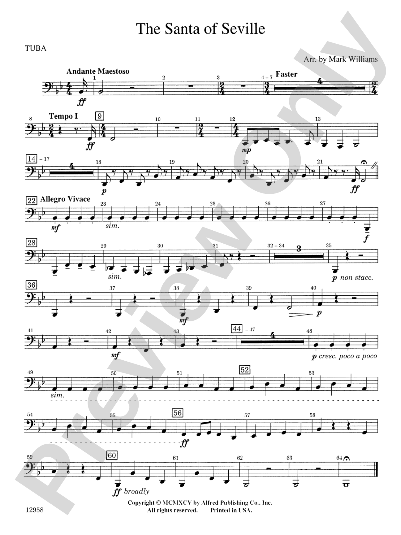 The Santa of Seville: Tuba