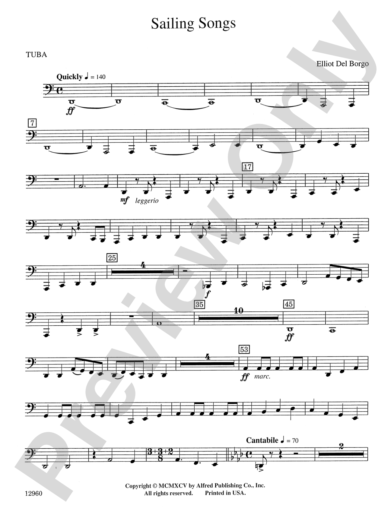 Sailing Songs: Tuba