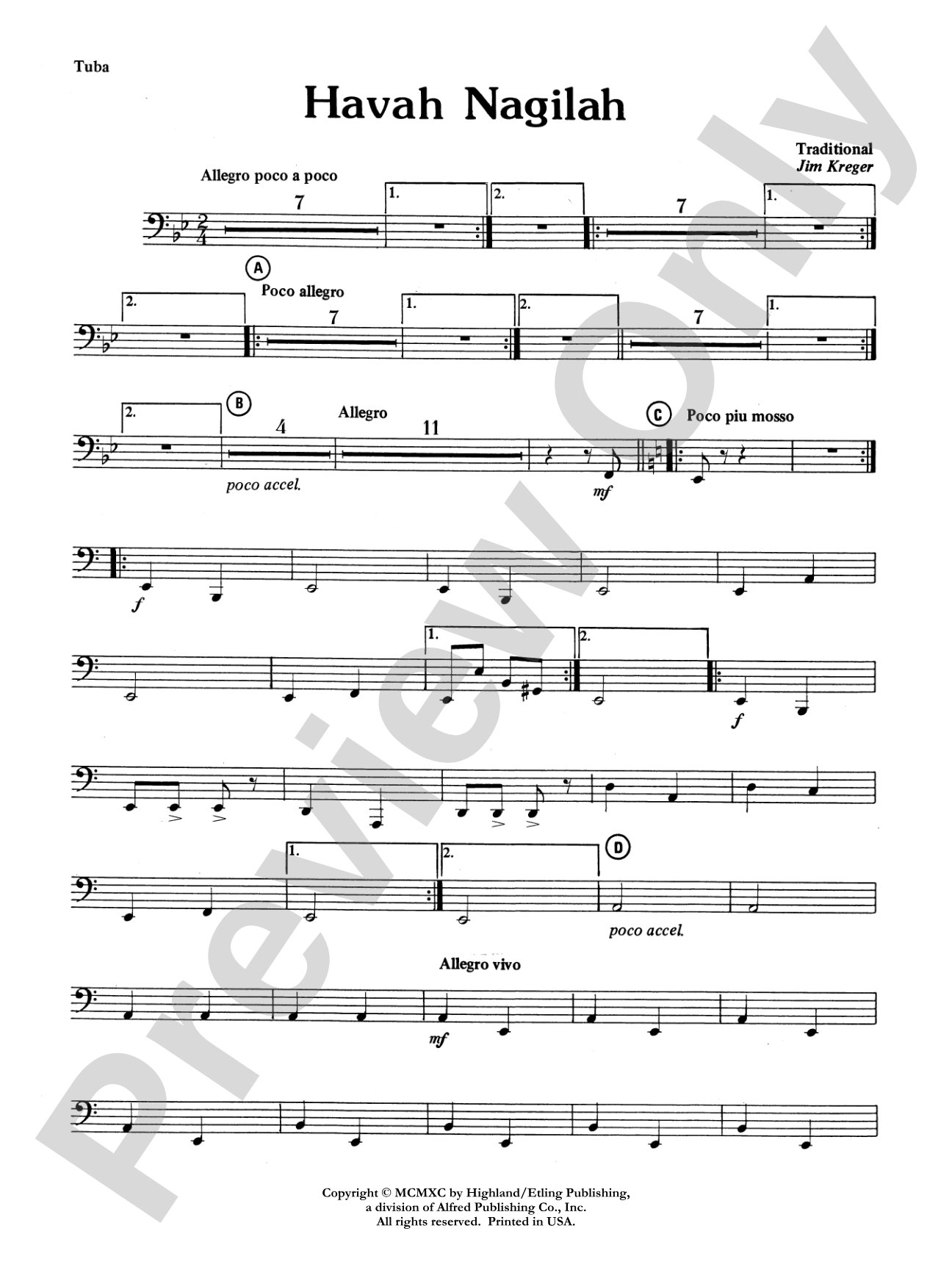Havah Nagilah: Tuba