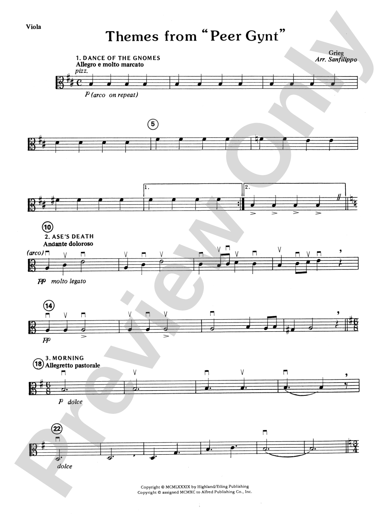 Highland/Etling String Quartet Series: Set 4: Viola