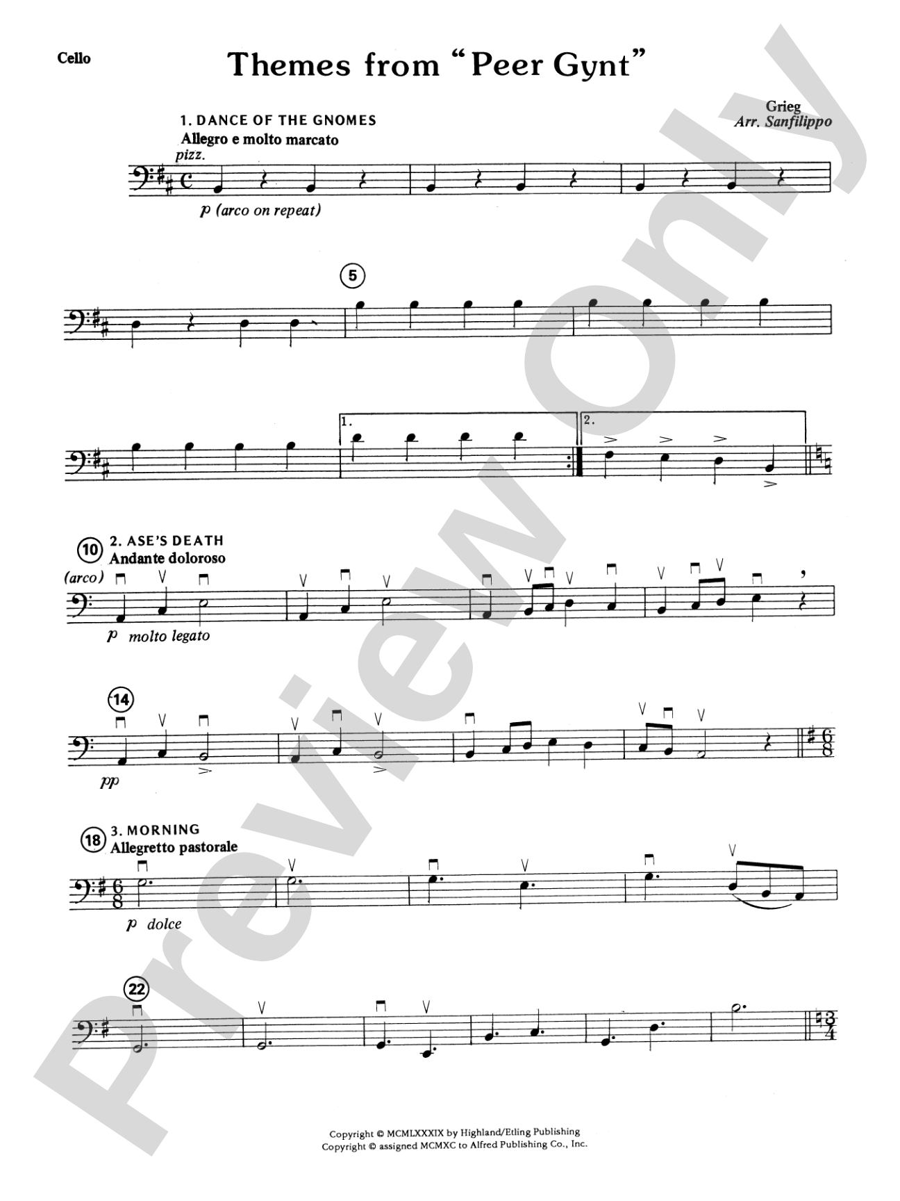 Highland/Etling String Quartet Series: Set 4: Cello