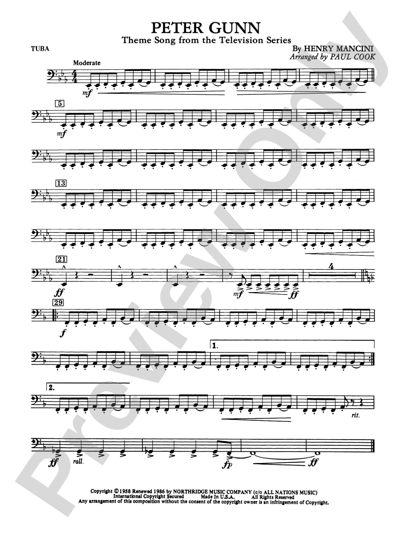 Peter Gunn: Tuba