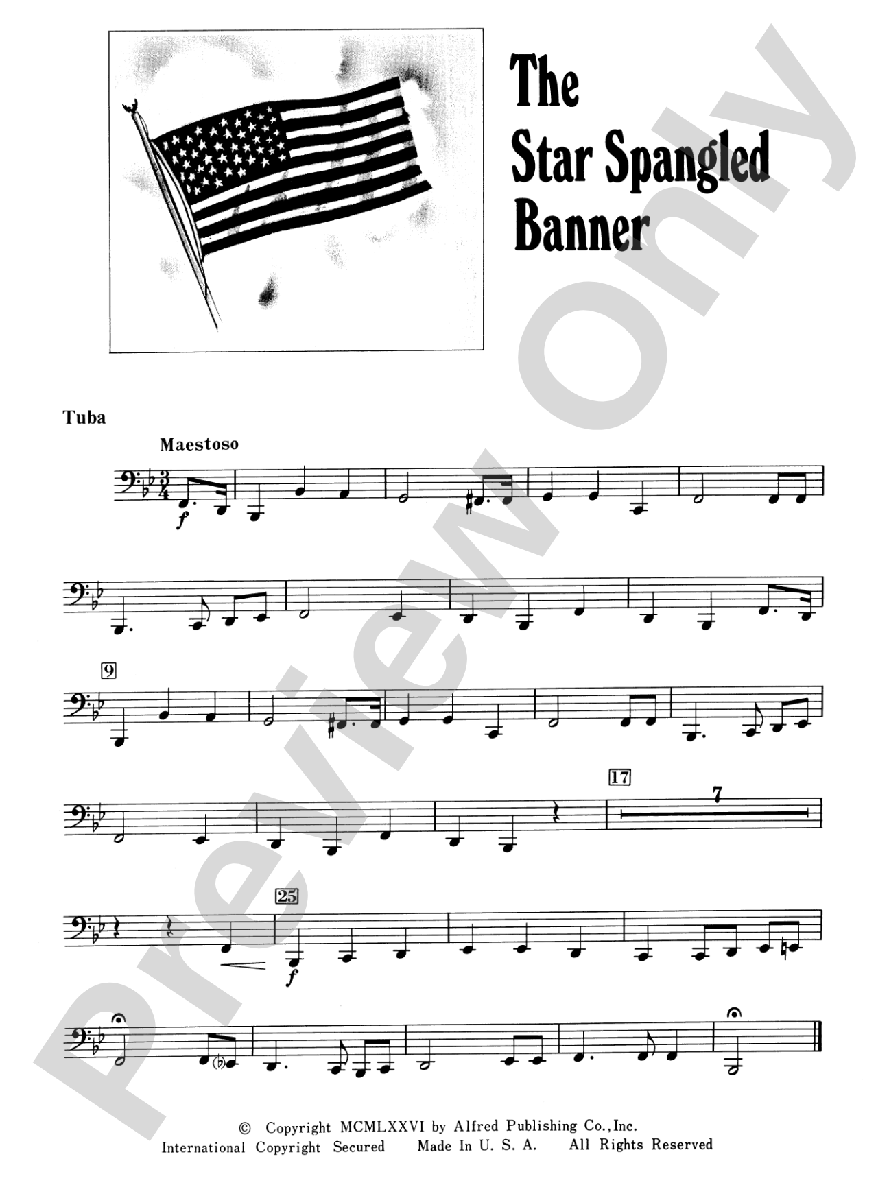 The Star Spangled Banner: Tuba