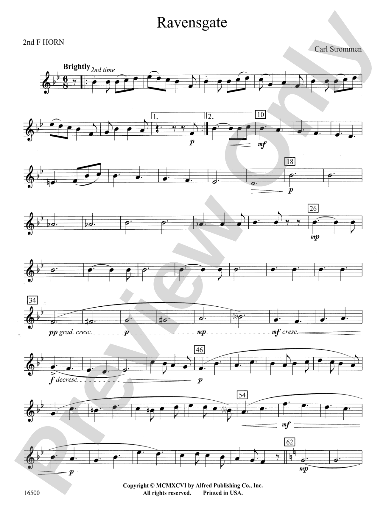 Ravensgate: 2nd F Horn