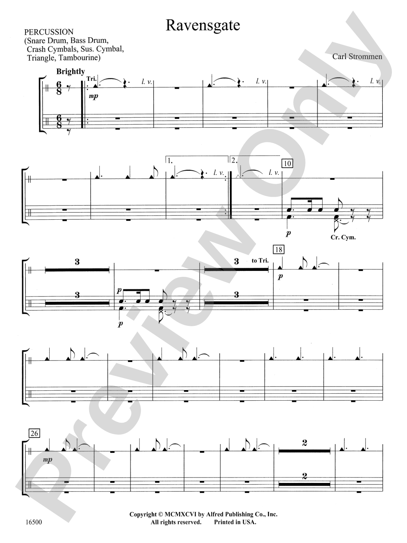 Ravensgate: 1st Percussion
