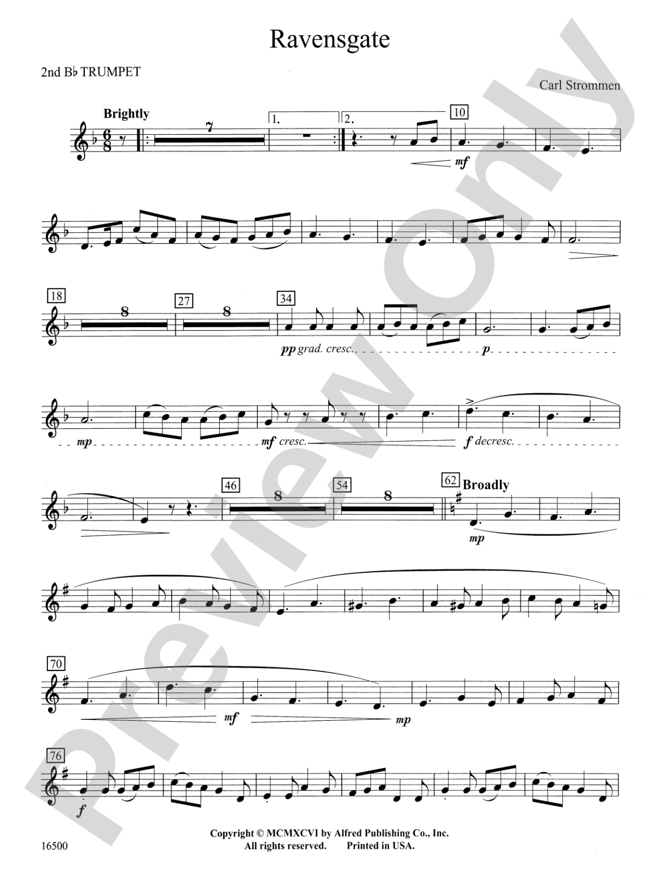 Ravensgate: 2nd B-flat Trumpet