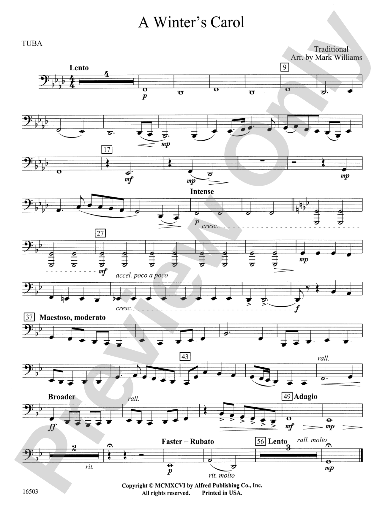 A Winter's Carol: Tuba