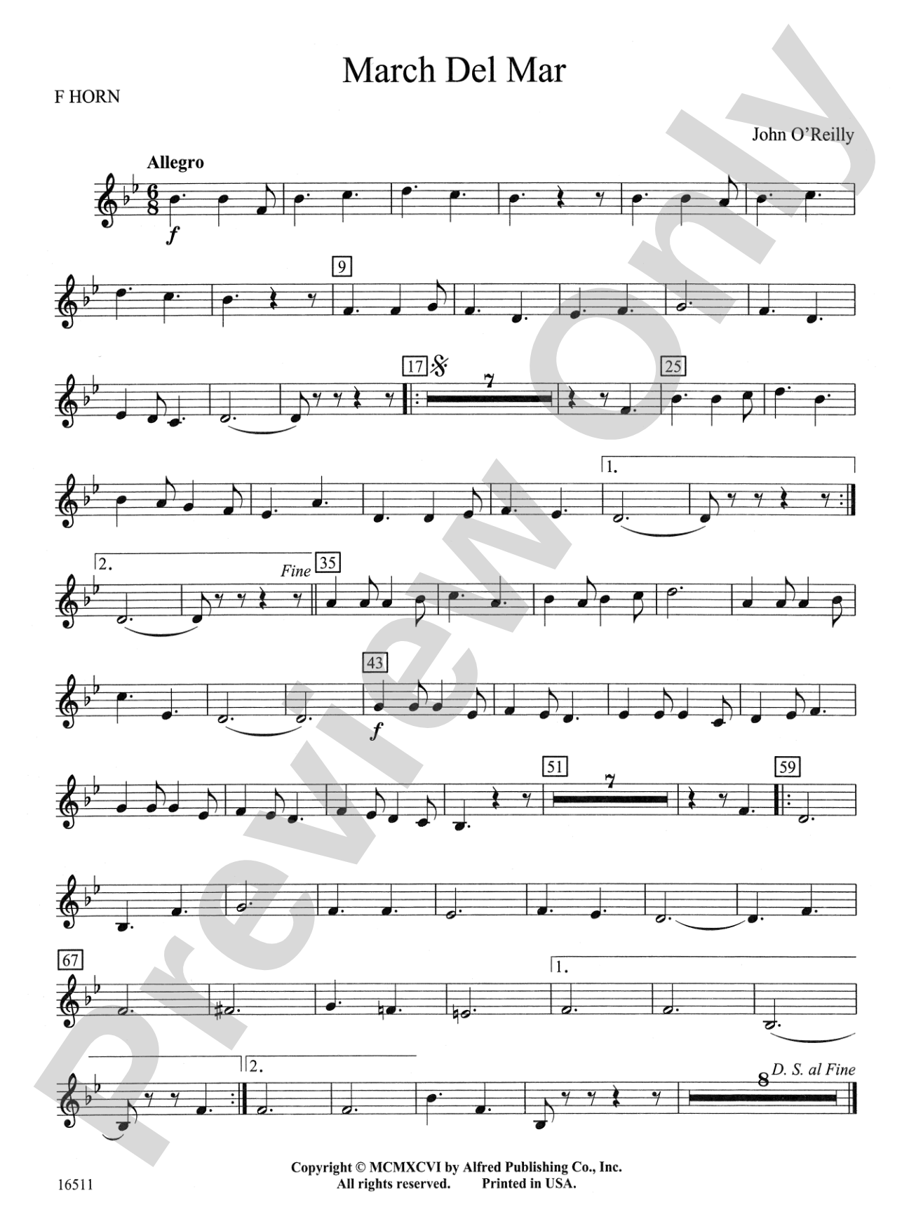 March Del Mar: 1st F Horn