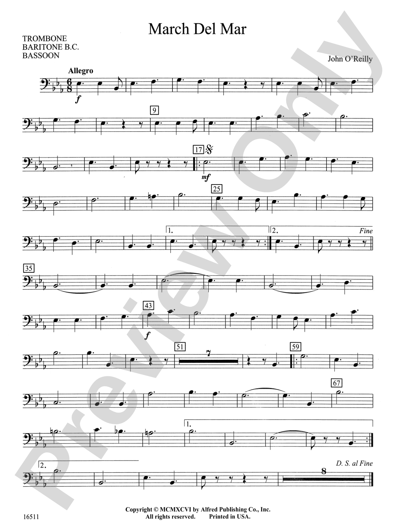 March Del Mar: 1st Trombone