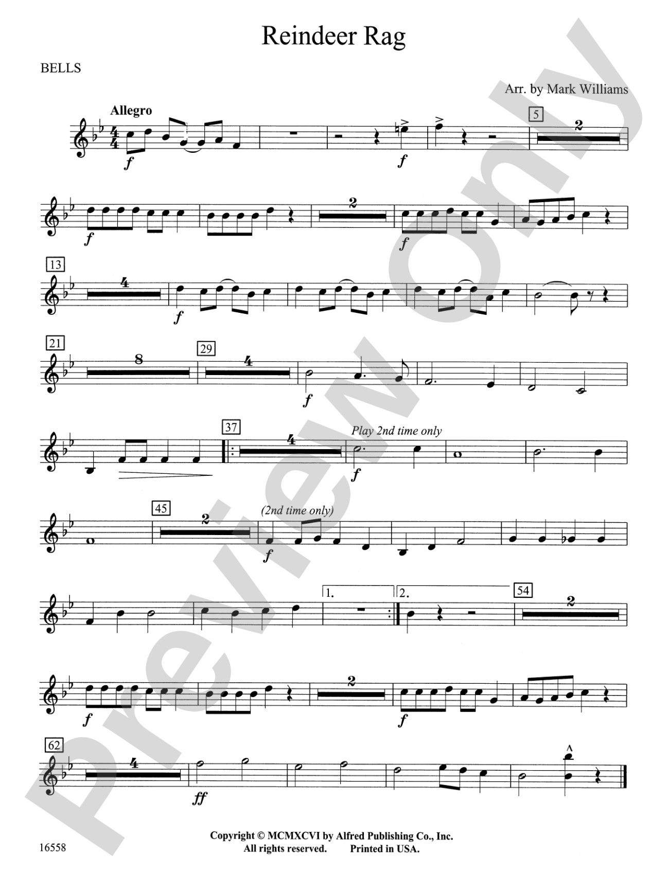 Reindeer Rag: Bells