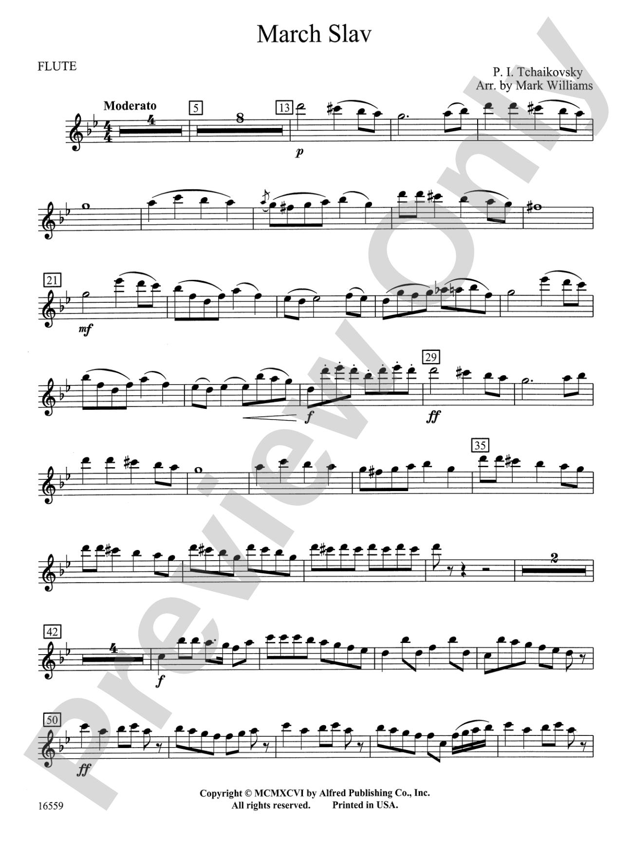 March Slav: Flute