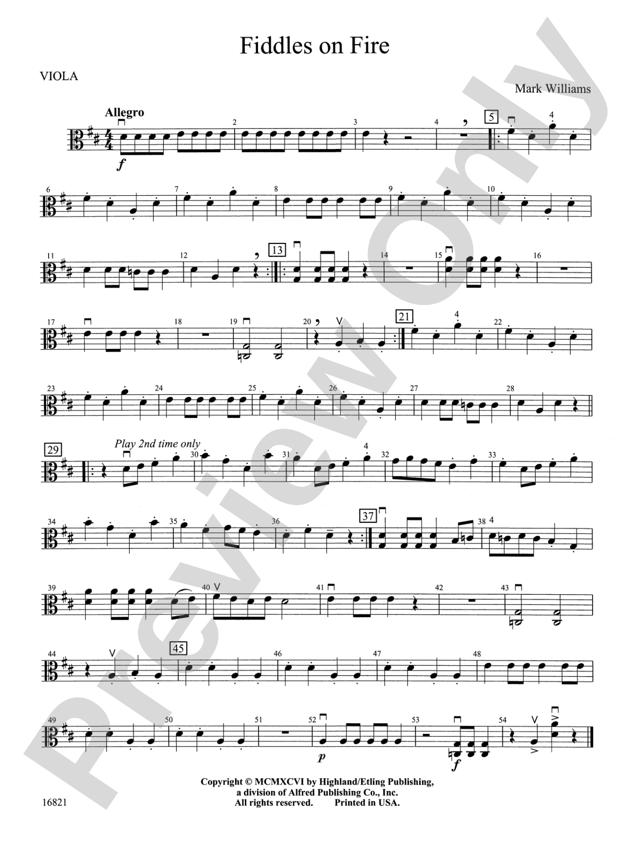 Fiddles on Fire: Viola