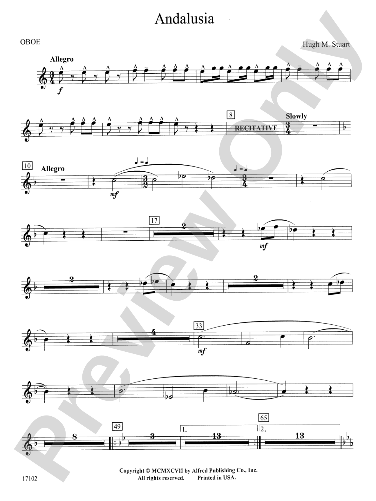 Andalusia: Oboe