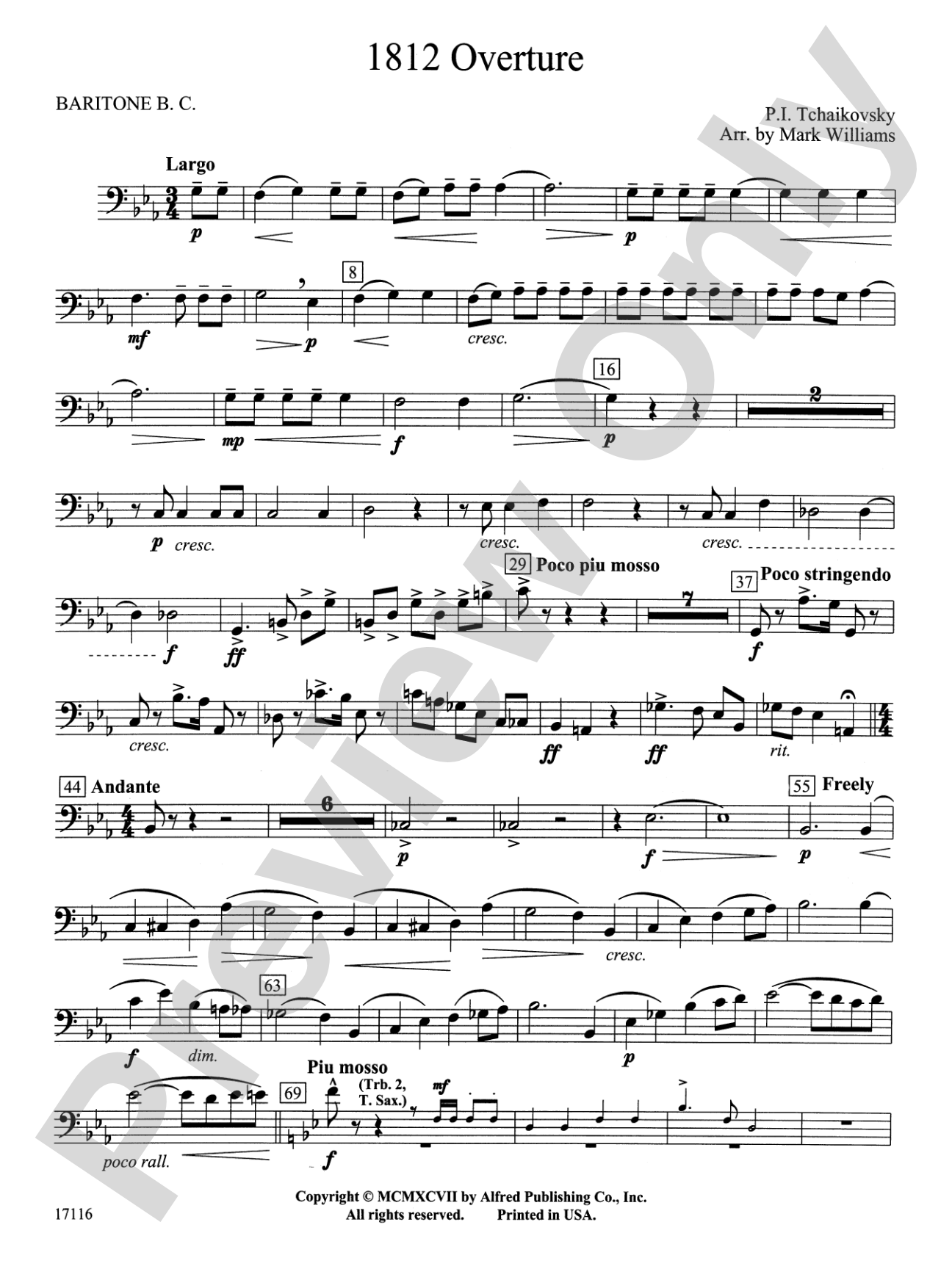 1812 Overture: Baritone B.C.