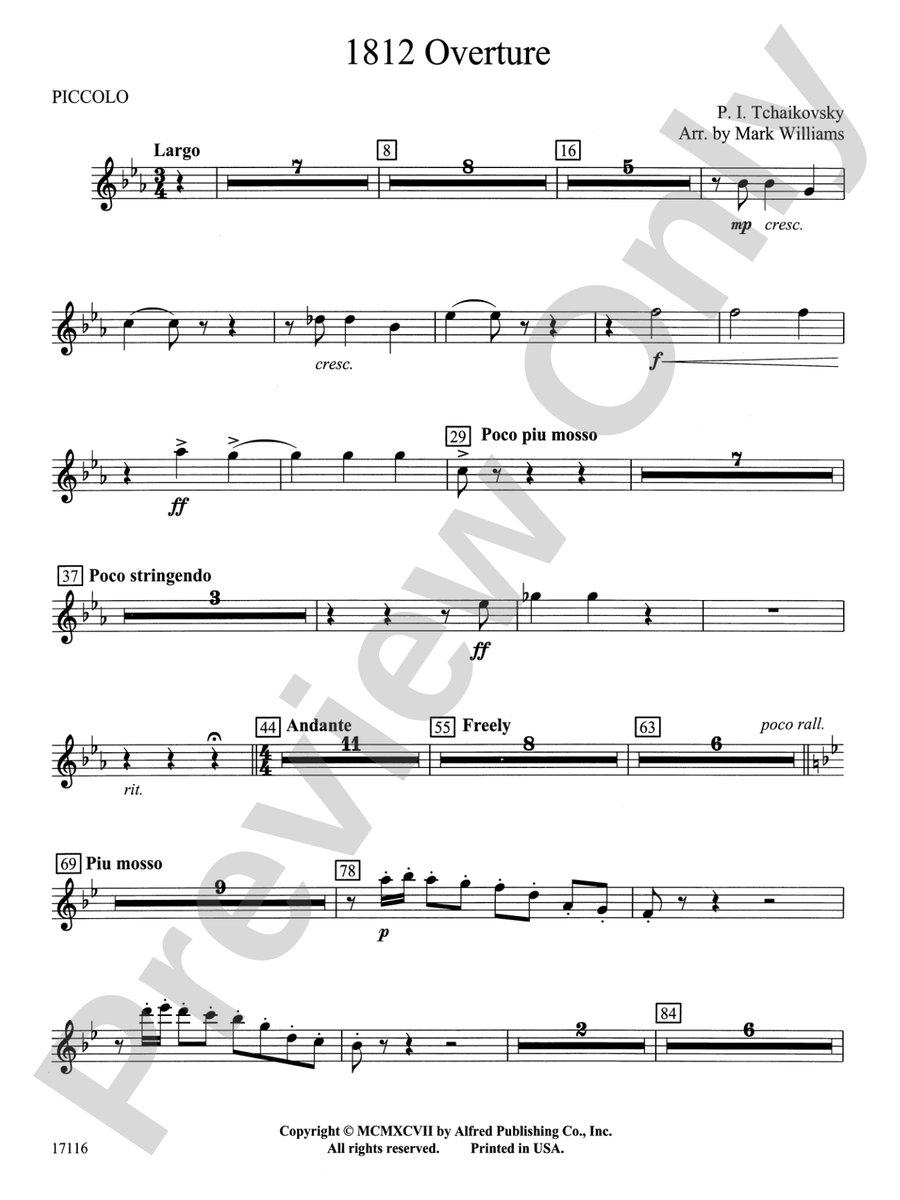 1812 Overture: Piccolo