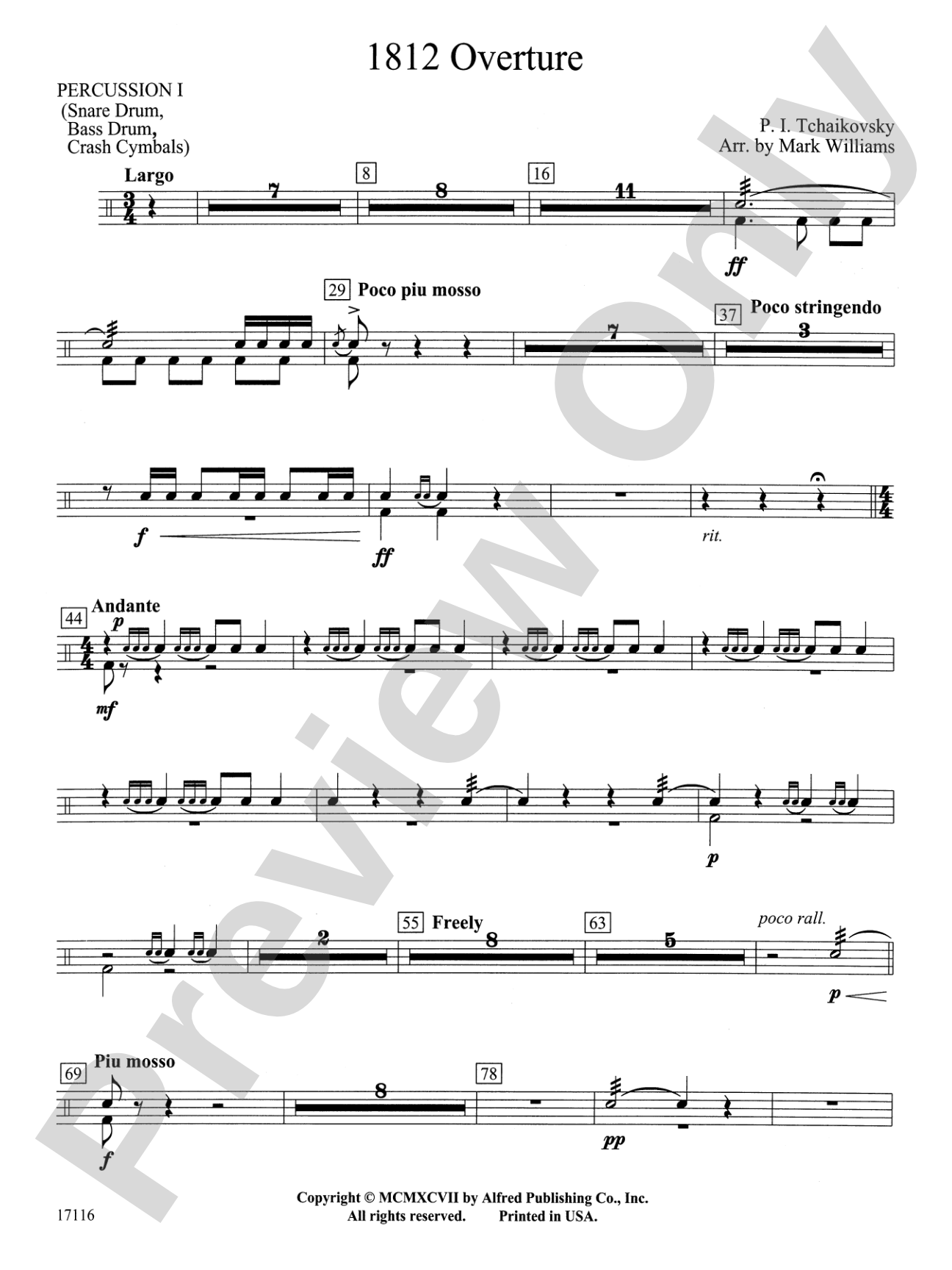 1812 Overture: 1st Percussion