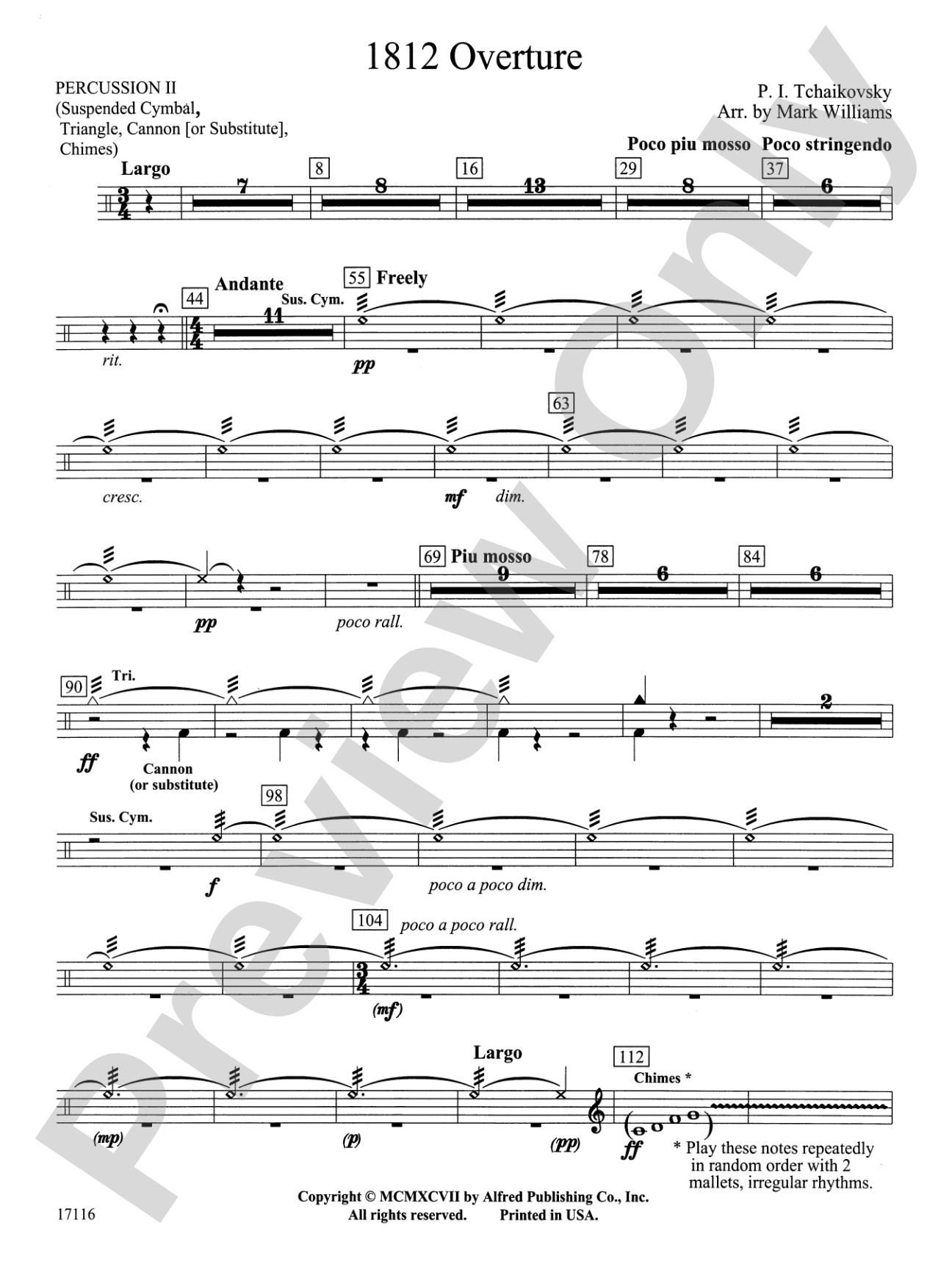 1812 Overture: 2nd Percussion