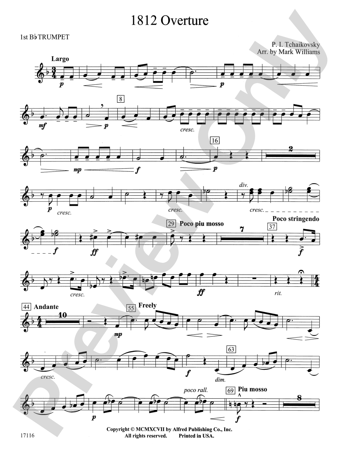 1812 Overture: 1st B-flat Trumpet