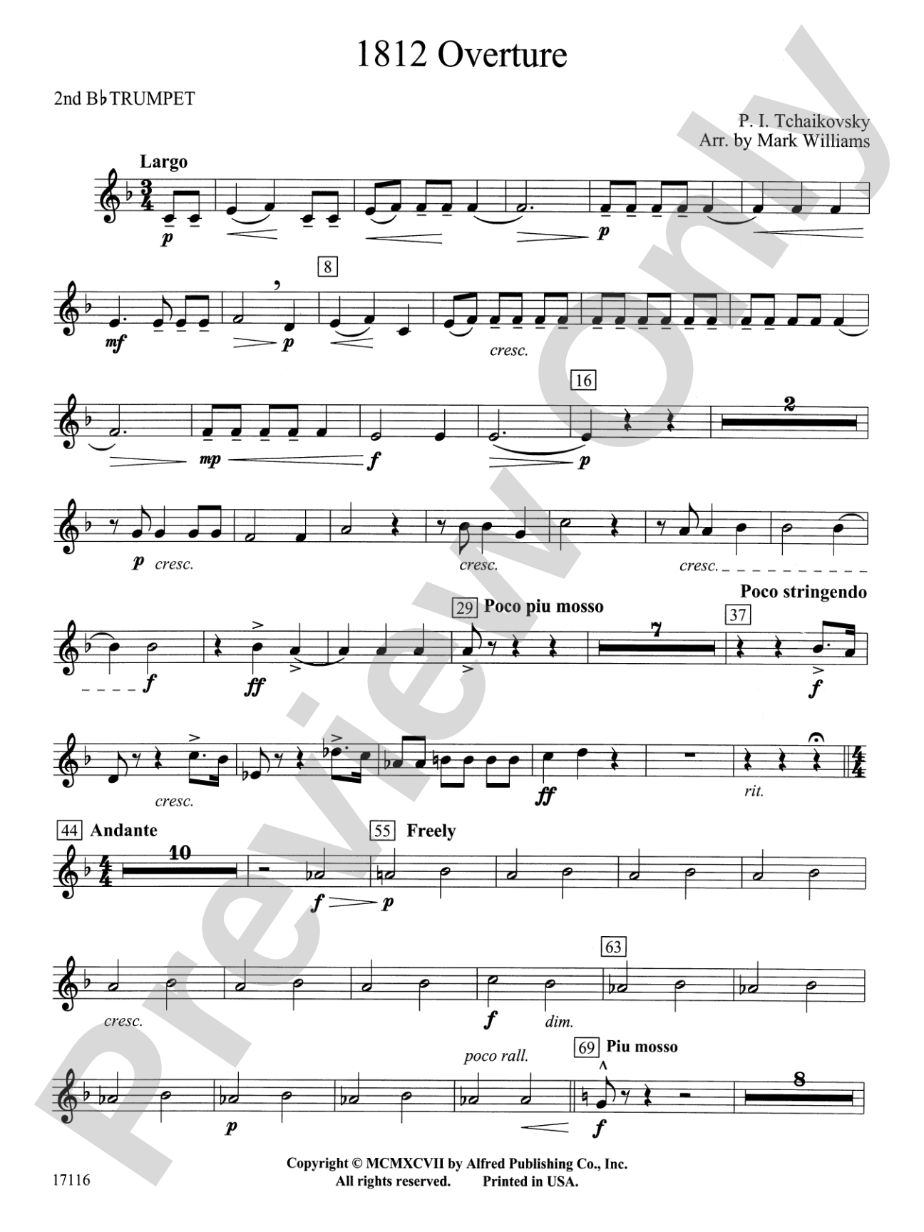 1812 Overture: 2nd B-flat Trumpet