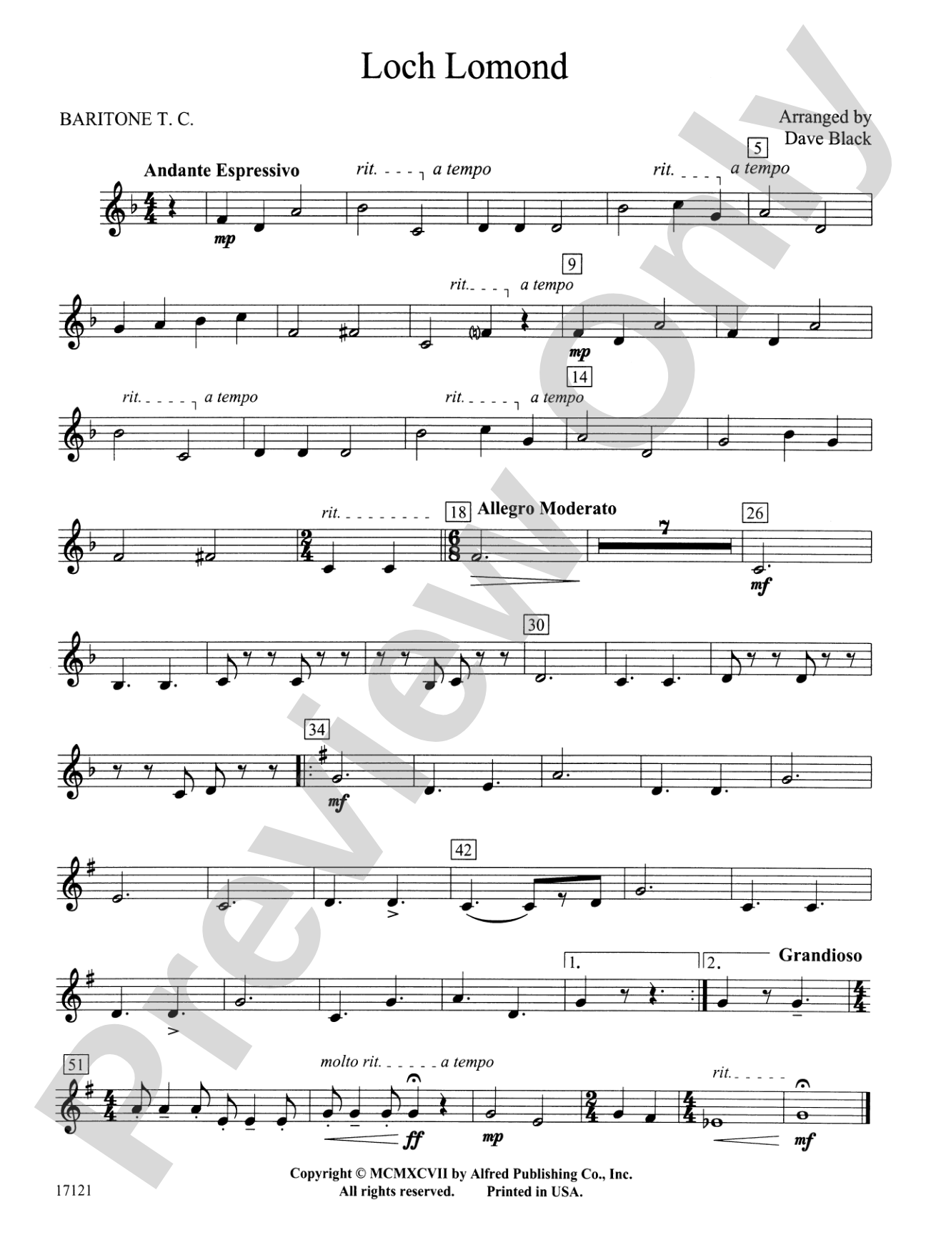 Loch Lomond: Baritone T.C.