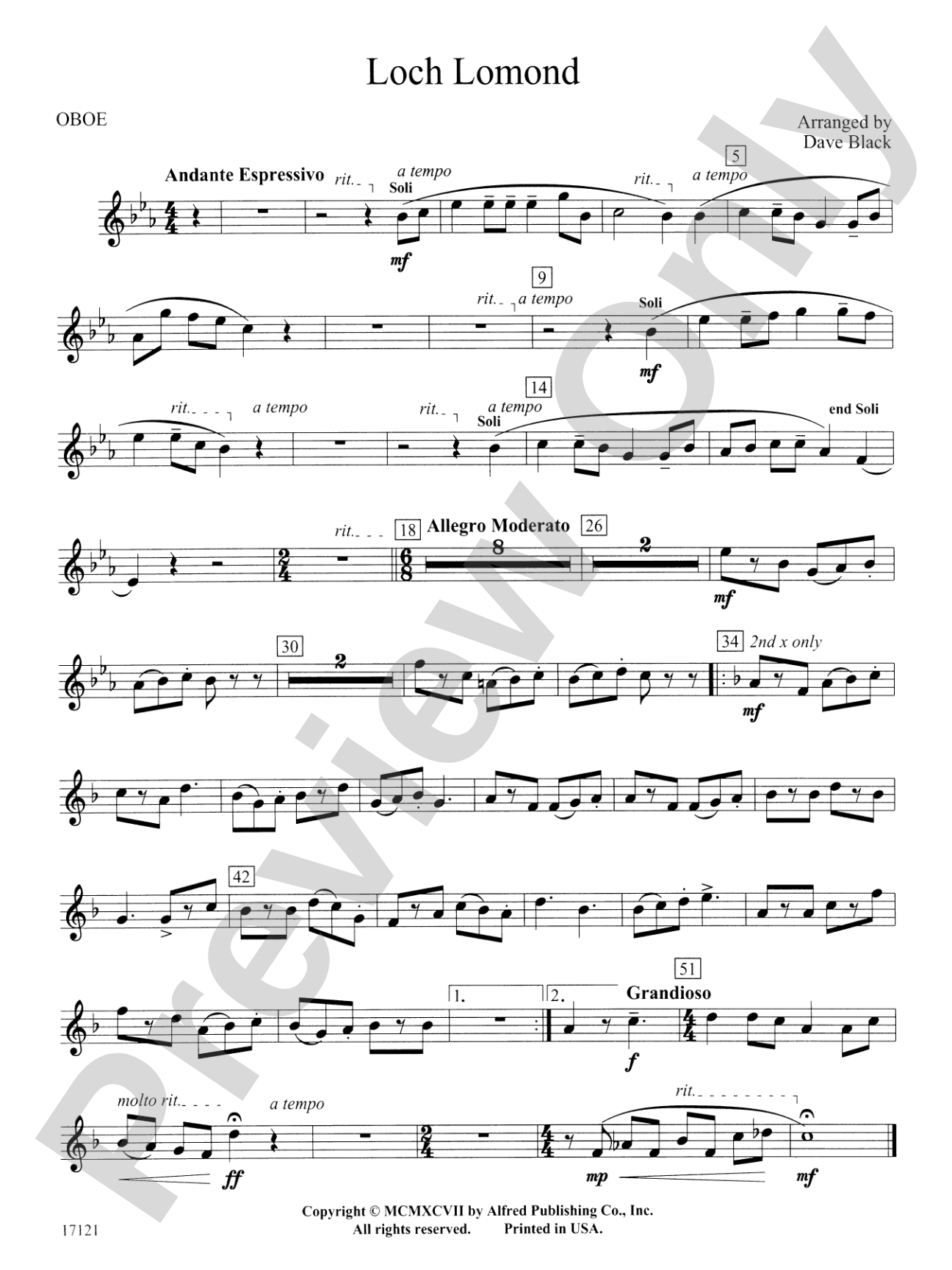 Loch Lomond: Oboe