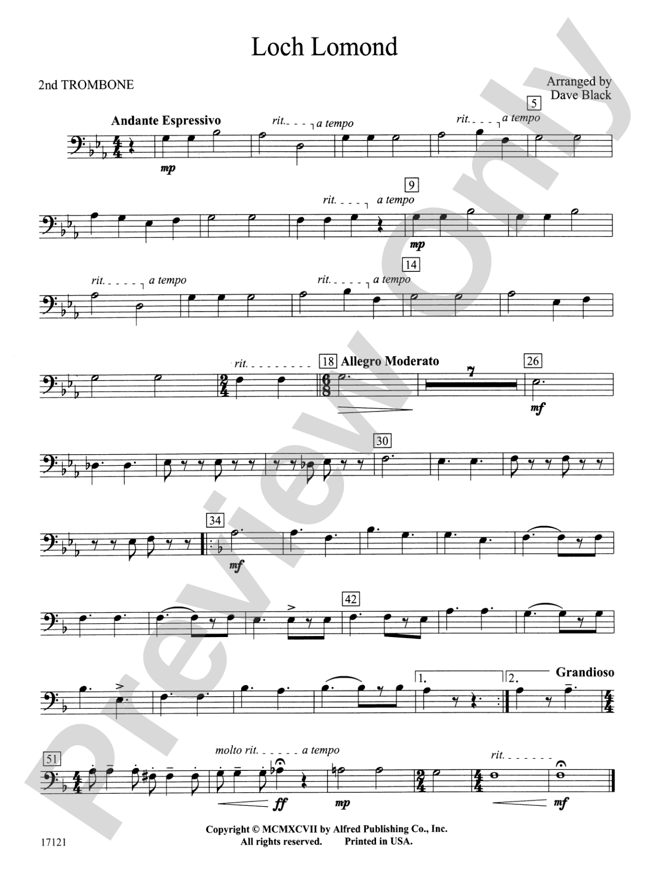 Loch Lomond: 2nd Trombone