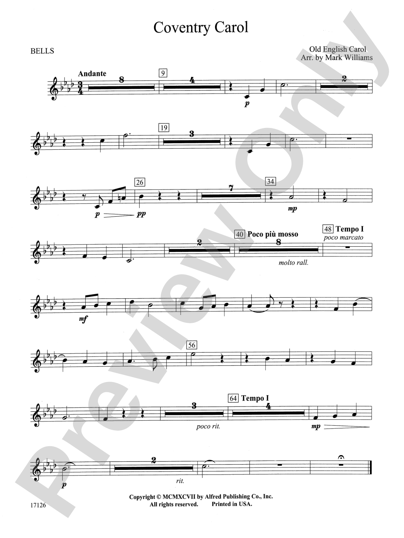 Coventry Carol: Bells