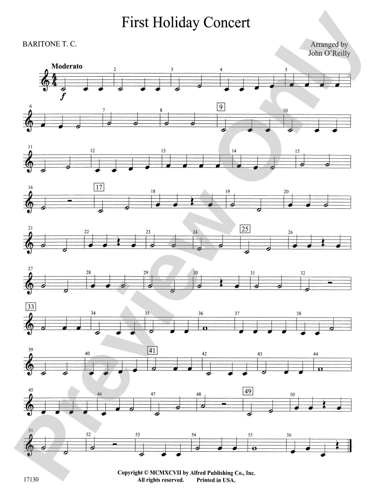 First Holiday Concert: Baritone T.C.