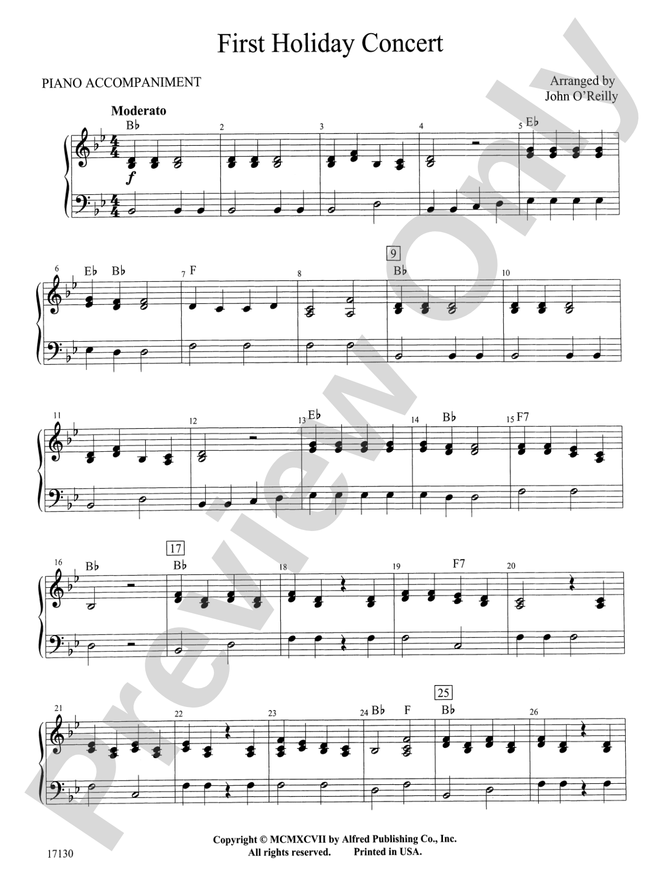 First Holiday Concert: Piano Accompaniment