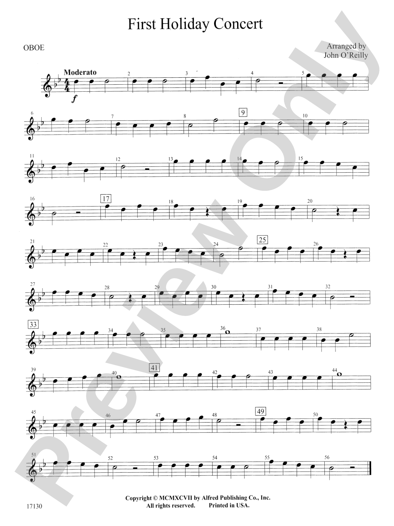 First Holiday Concert: Oboe