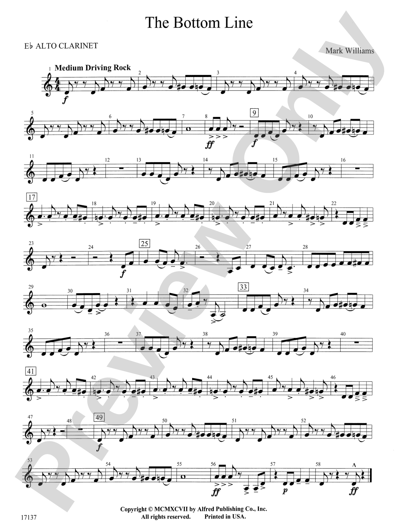 The Bottom Line: E-flat Alto Clarinet
