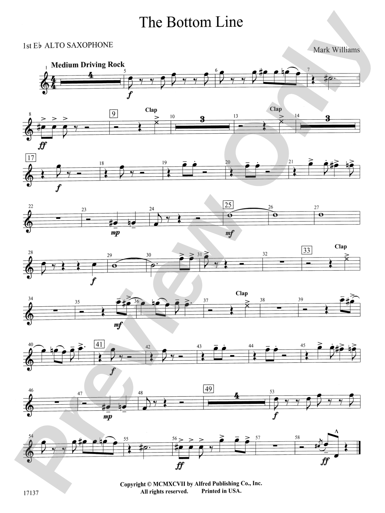 The Bottom Line: E-flat Alto Saxophone