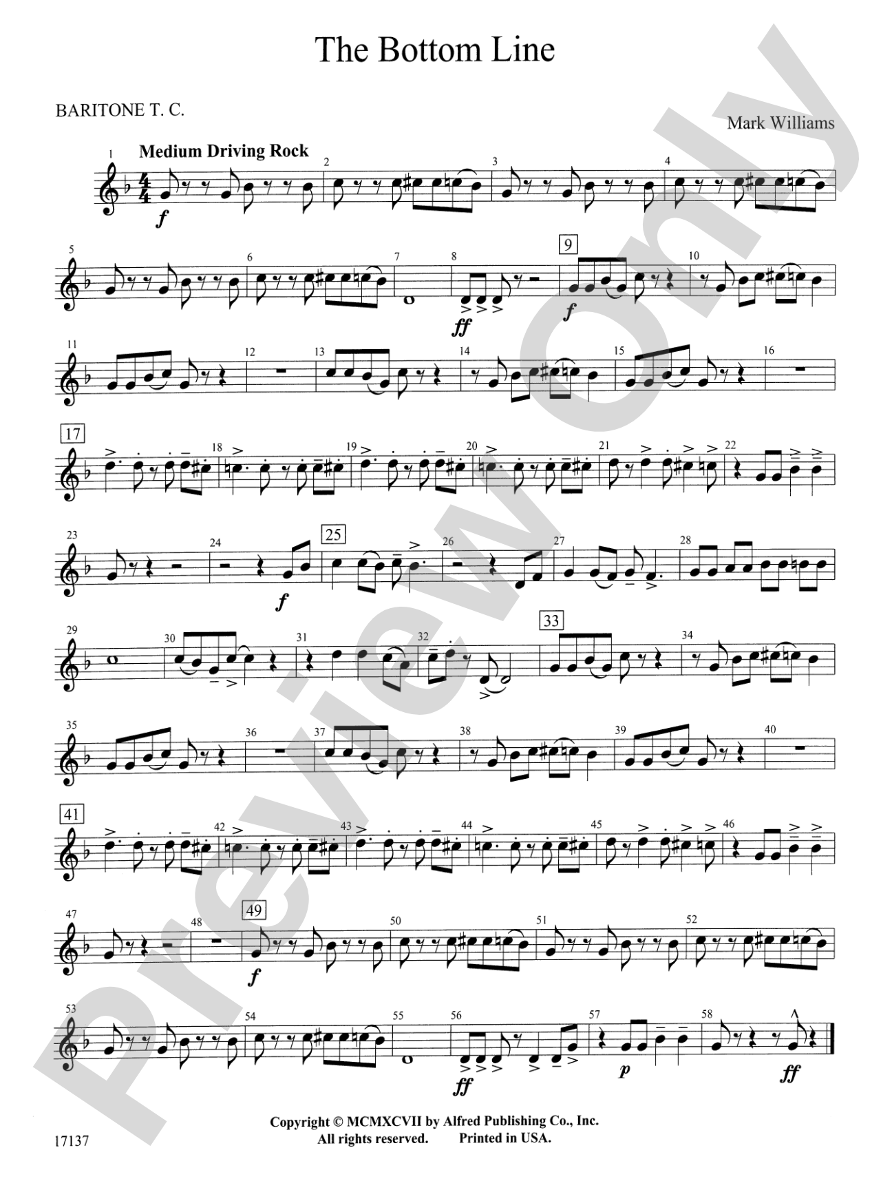 The Bottom Line: Baritone T.C.