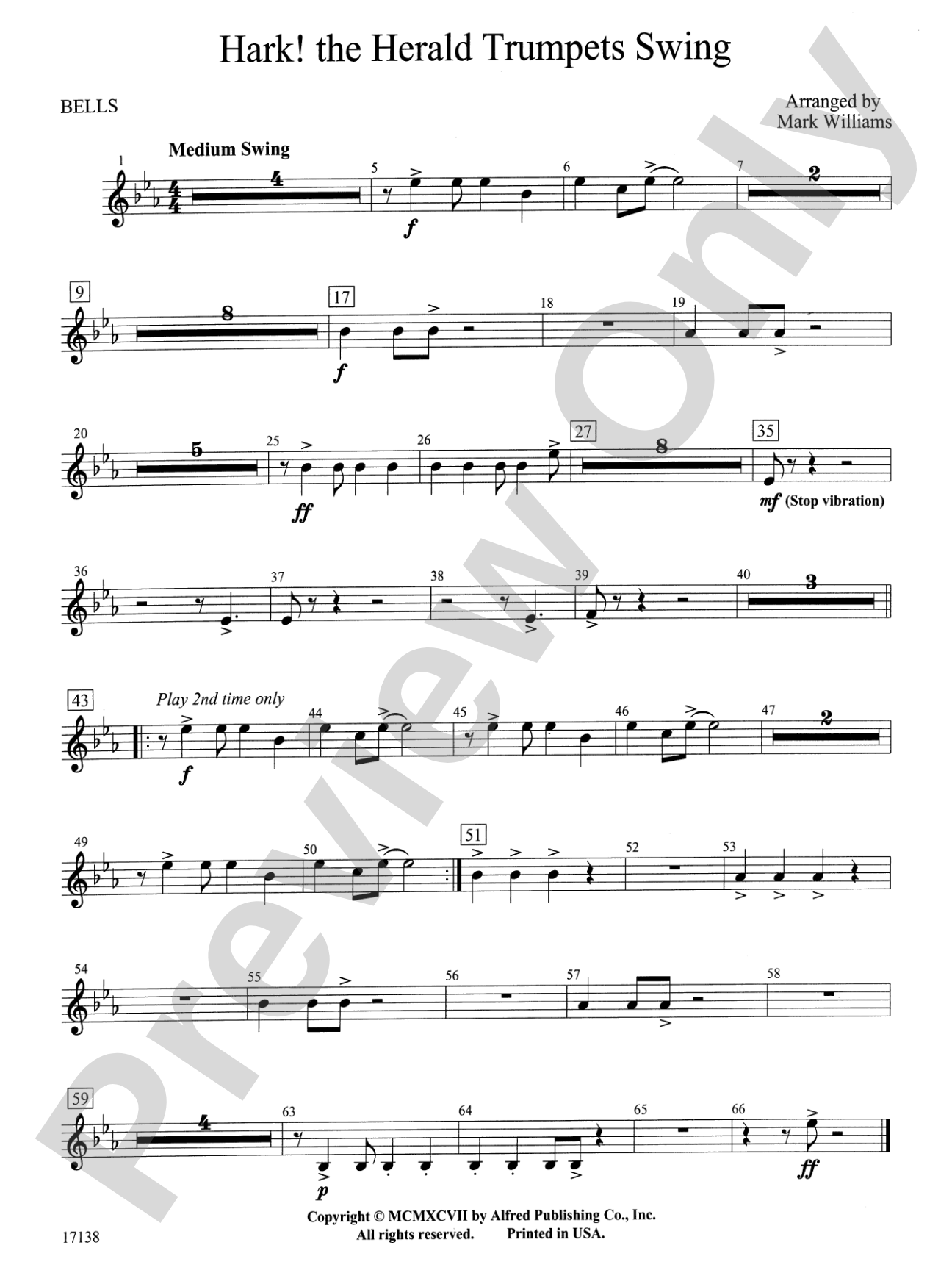 Hark, the Herald Trumpets Swing: Bells