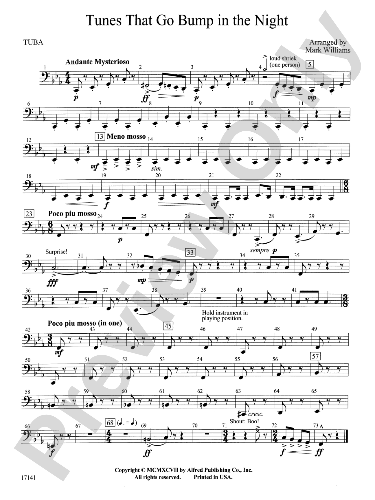 Tunes That Go Bump in the Night: Tuba